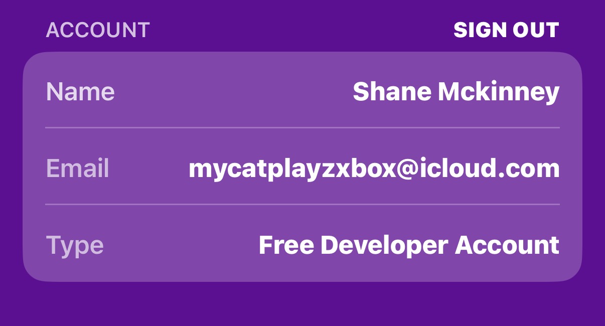 SideStore signed-in example